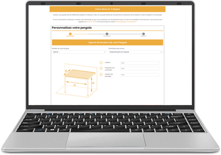 PC Devis Pergola bioclimatique sur mesure