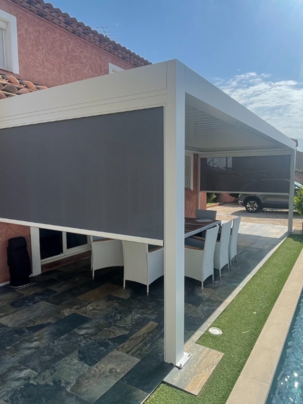 Pergola bioclimatique sur mesure