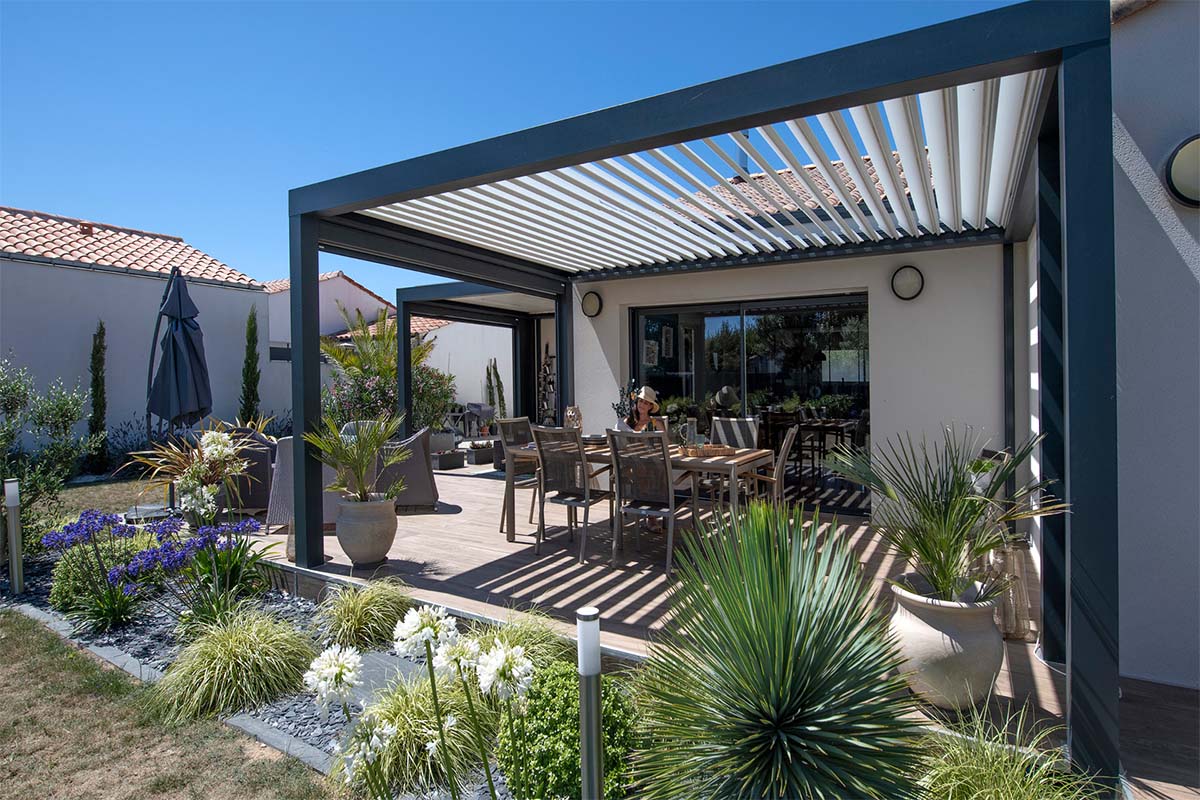 Pergola bioclimatique sur mesure