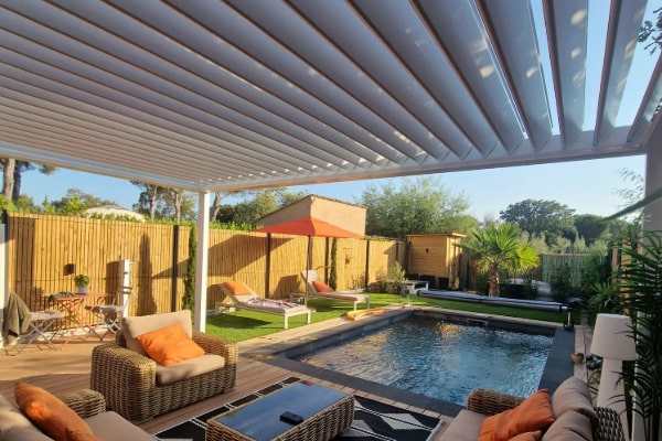 Pergola bioclimatique sur mesure